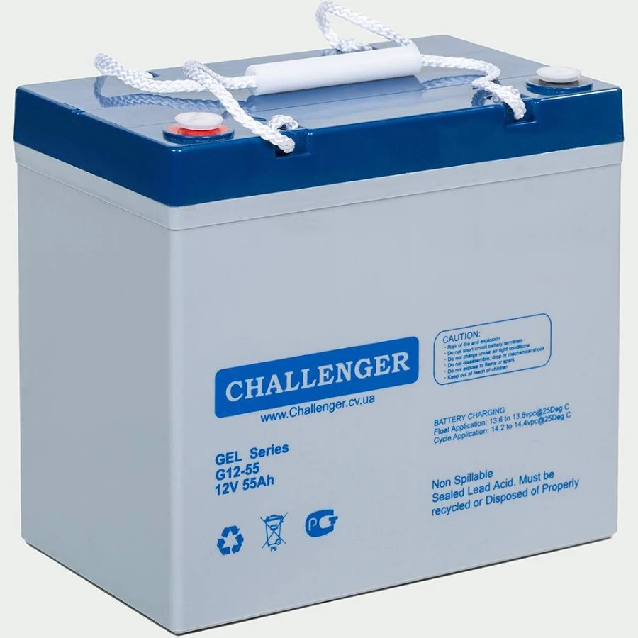 Герметизована акумуляторна батарея GEL CHALLENGER G12-55